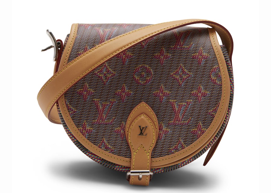 Louis Vuitton Tambourin Damier Monogram LV Pop Pink in Calf Leather with  Silver-tone - US