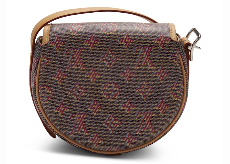 Louis Vuitton Tambourin Damier Monogram LV Pop Pink in Calf Leather