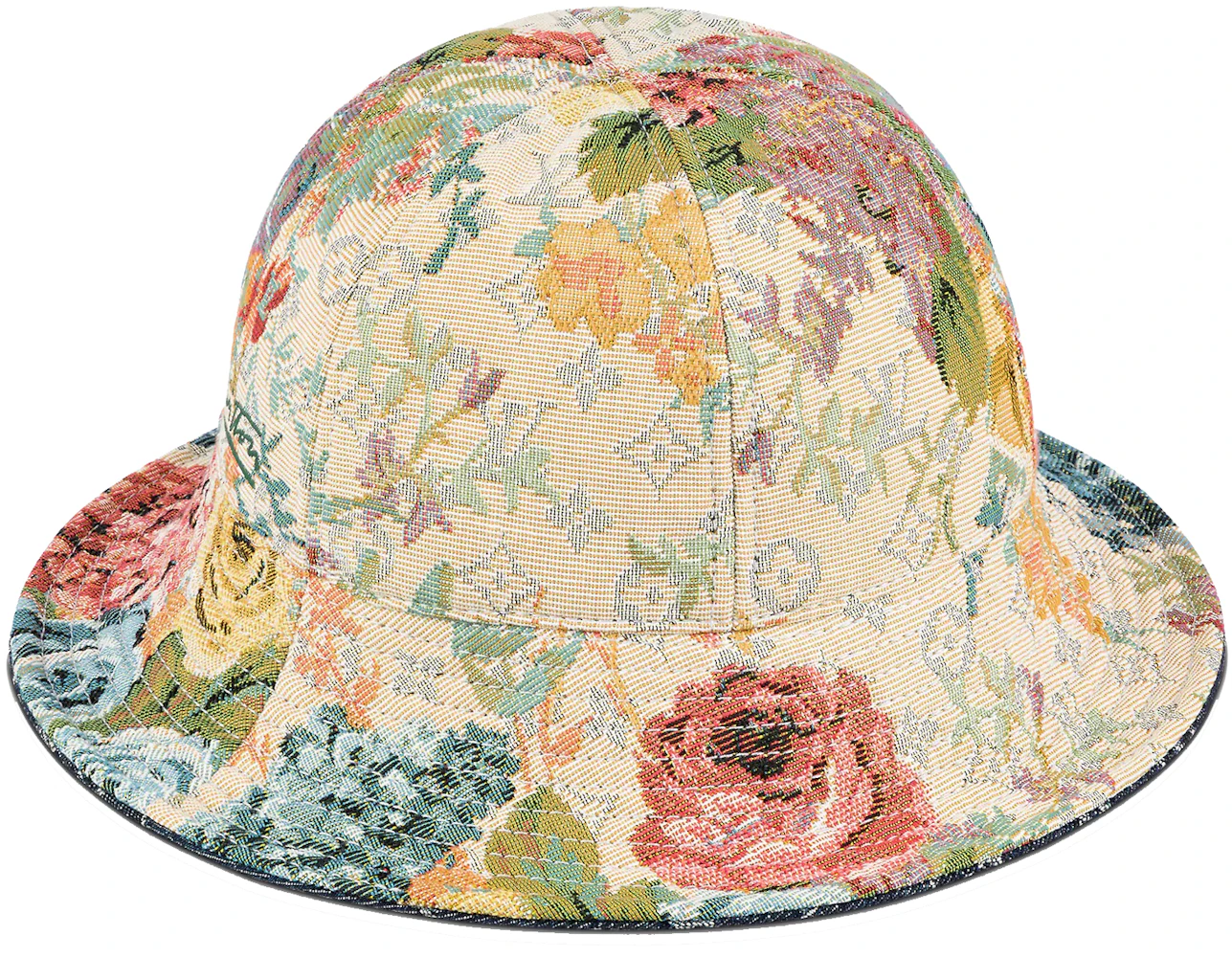 NWT Louis Vuitton Floral Tapestry Monogram Woven Bucket Hat Virgil Men  AUTHENTIC