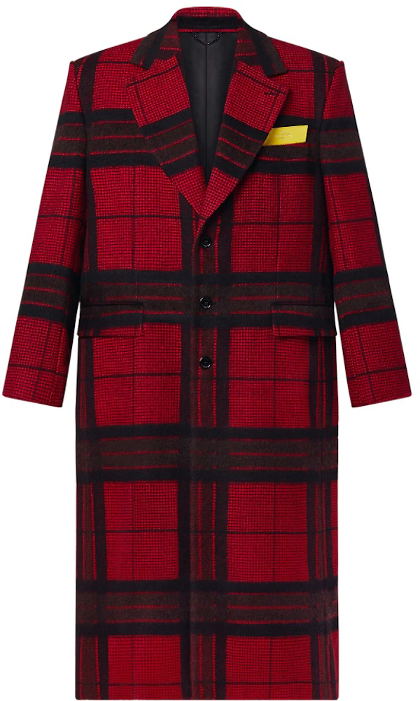 Louis Vuitton Tartan Check Pleated Skirt Red Men's - FW21 - US