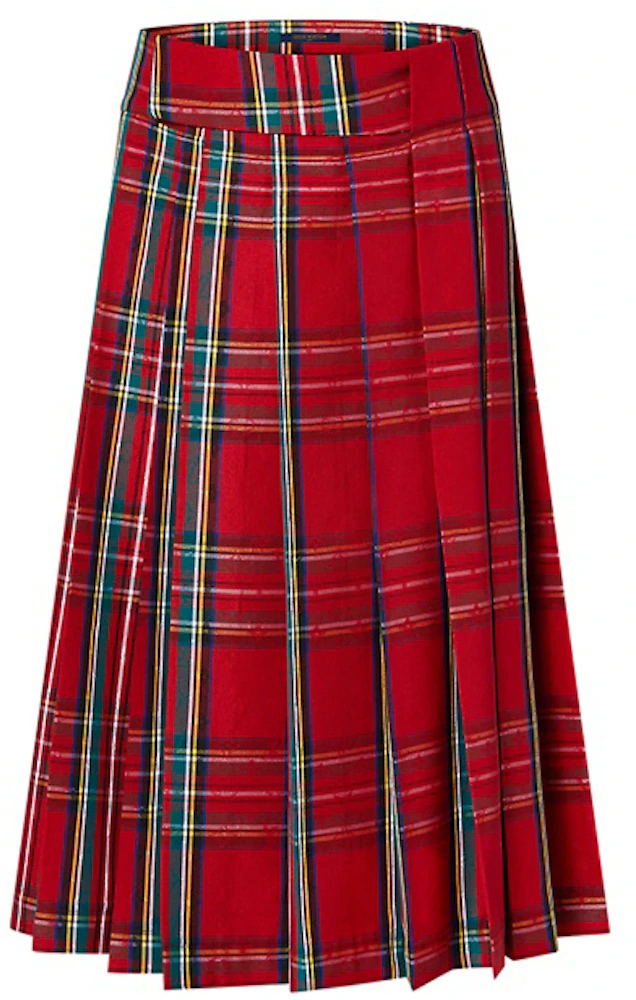 pleated skirt louis vuitton skirt