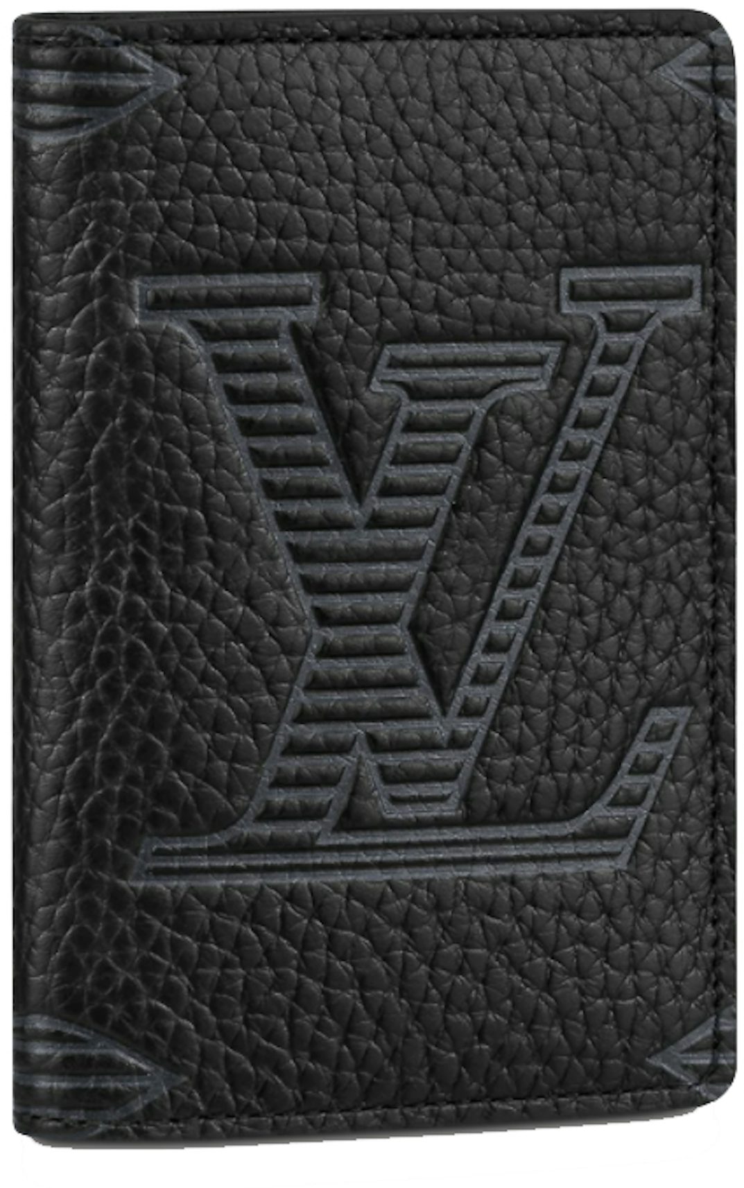 Louis Vuitton NBA Blue Taurillon Leather Monogram Logo Pocket Organizer  Wallet