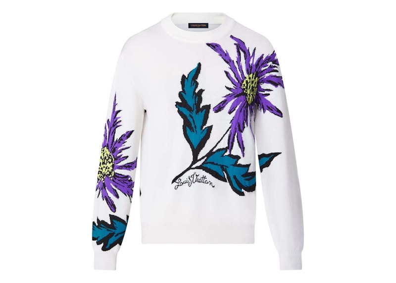 Louis Vuitton Thistle Intarsia Pullover Multicolor Men s SS23 US