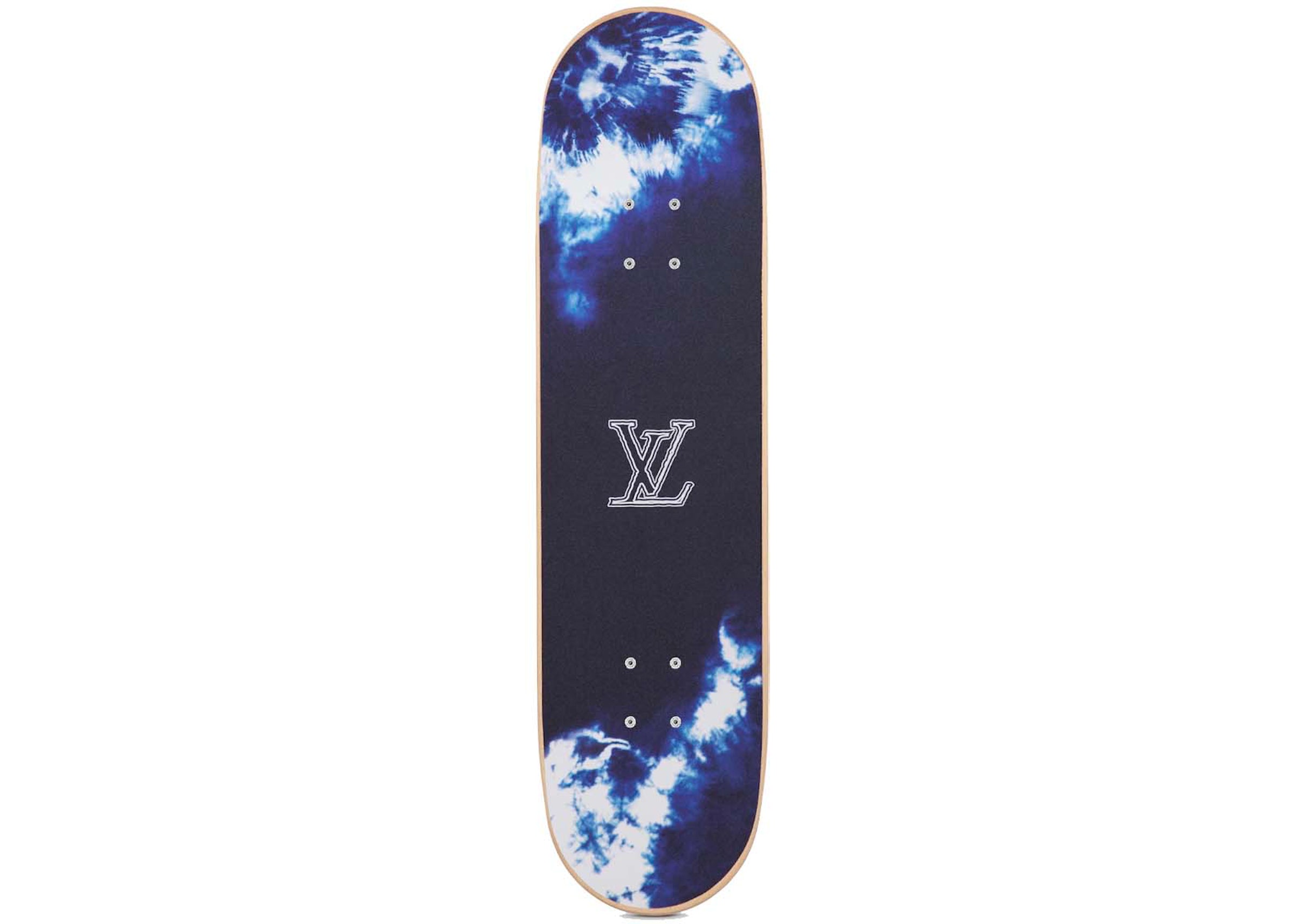 Louis Vuitton Tie-Dye Monogram Skateboard Deck Blue/White - US