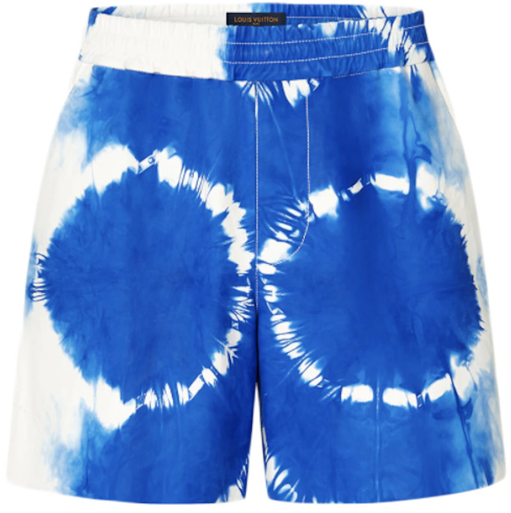 Louis Vuitton Tie Dye Shorts France Blue Men's - SS22 - US