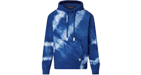 Louis Vuitton Tie&Dye Hoodie with LV Signature Heather/Grey/Blue