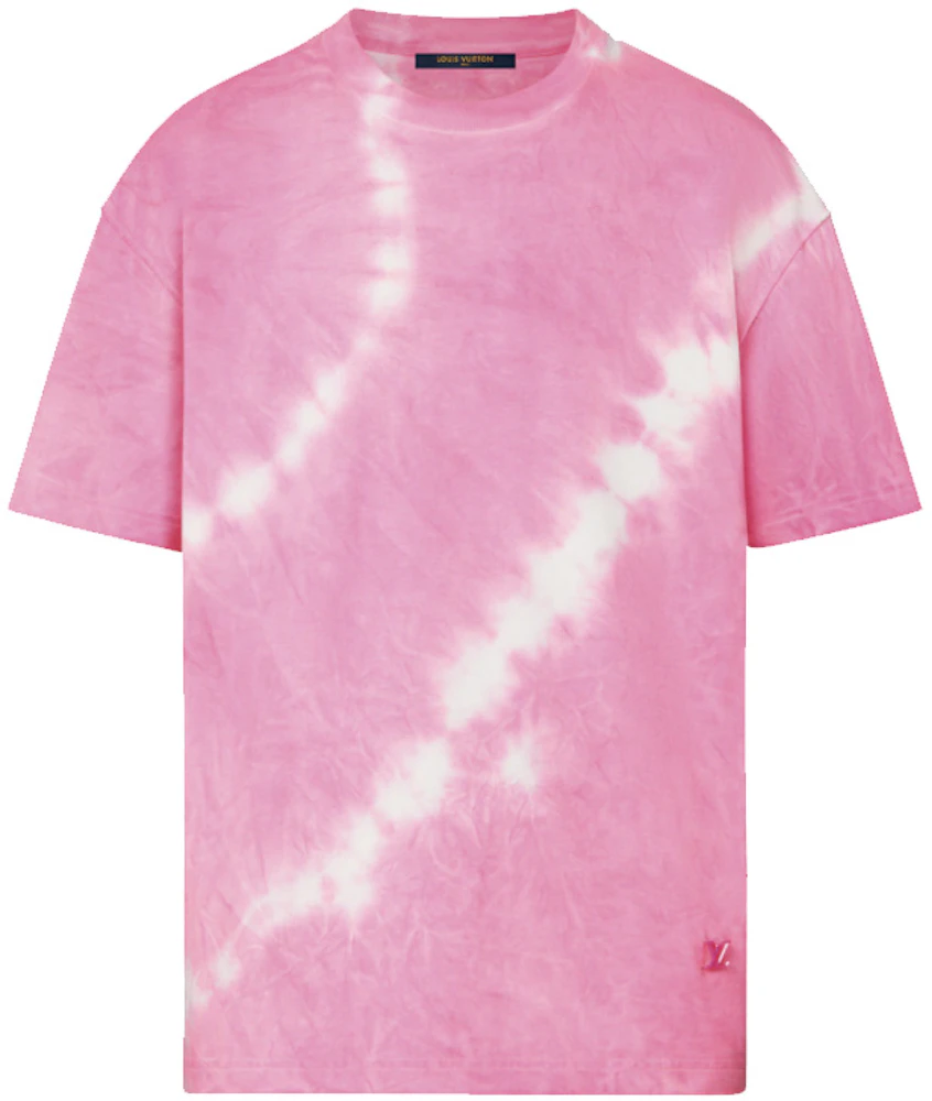 Louis Vuitton Pink Tie-Dye Logo Tee – Savonches