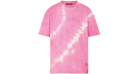 Louis Vuitton Tie&Dye T-shirt with LV Signature Acid Pink