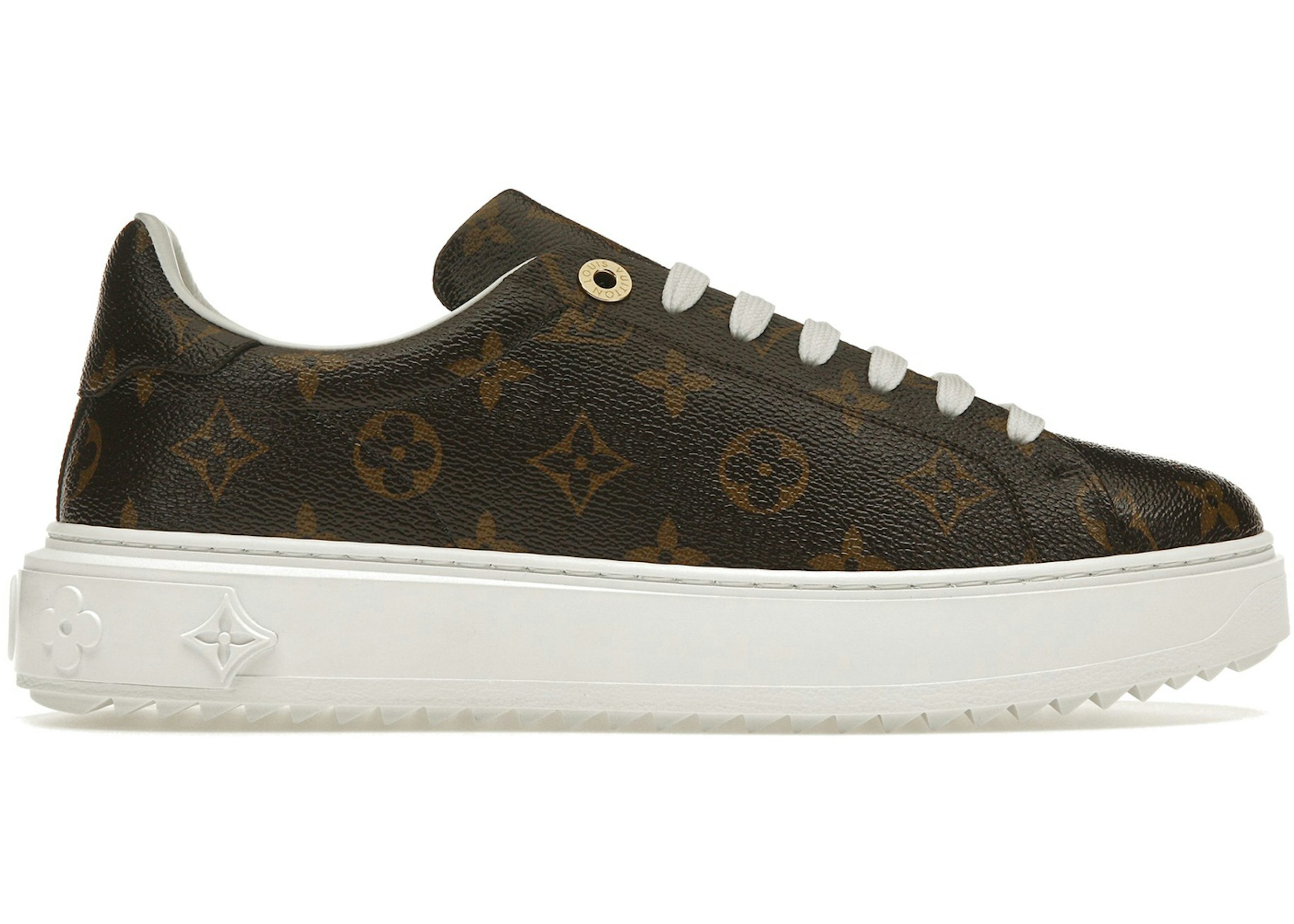 used Louis Vuitton Monogram Time Out Sneakers Shoes 8.5