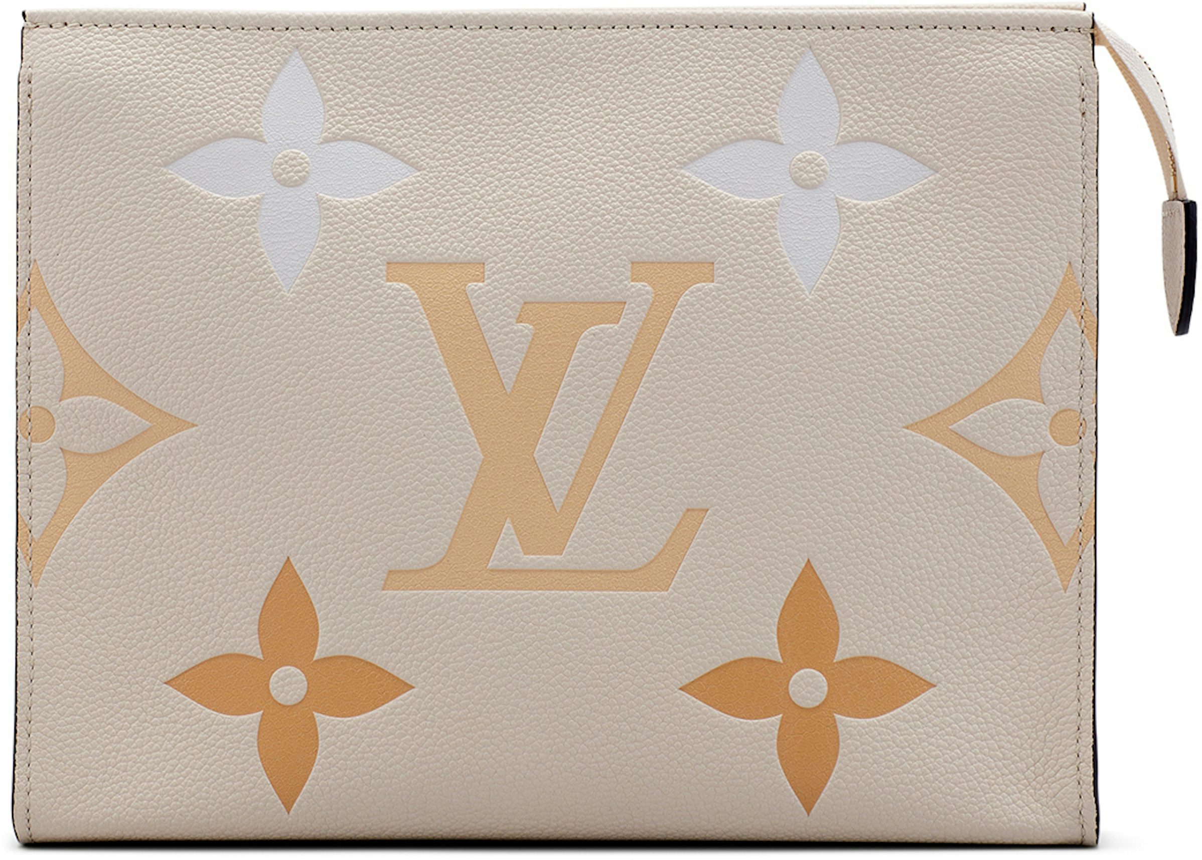 Louis Vuitton Toiletry Pouch 26 in Embossed Cowhide Leather with
