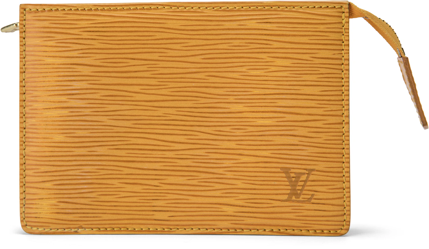 Authentic Louis Vuitton Vintage 1996 Red Epi Leather Card case / Mini Wallet