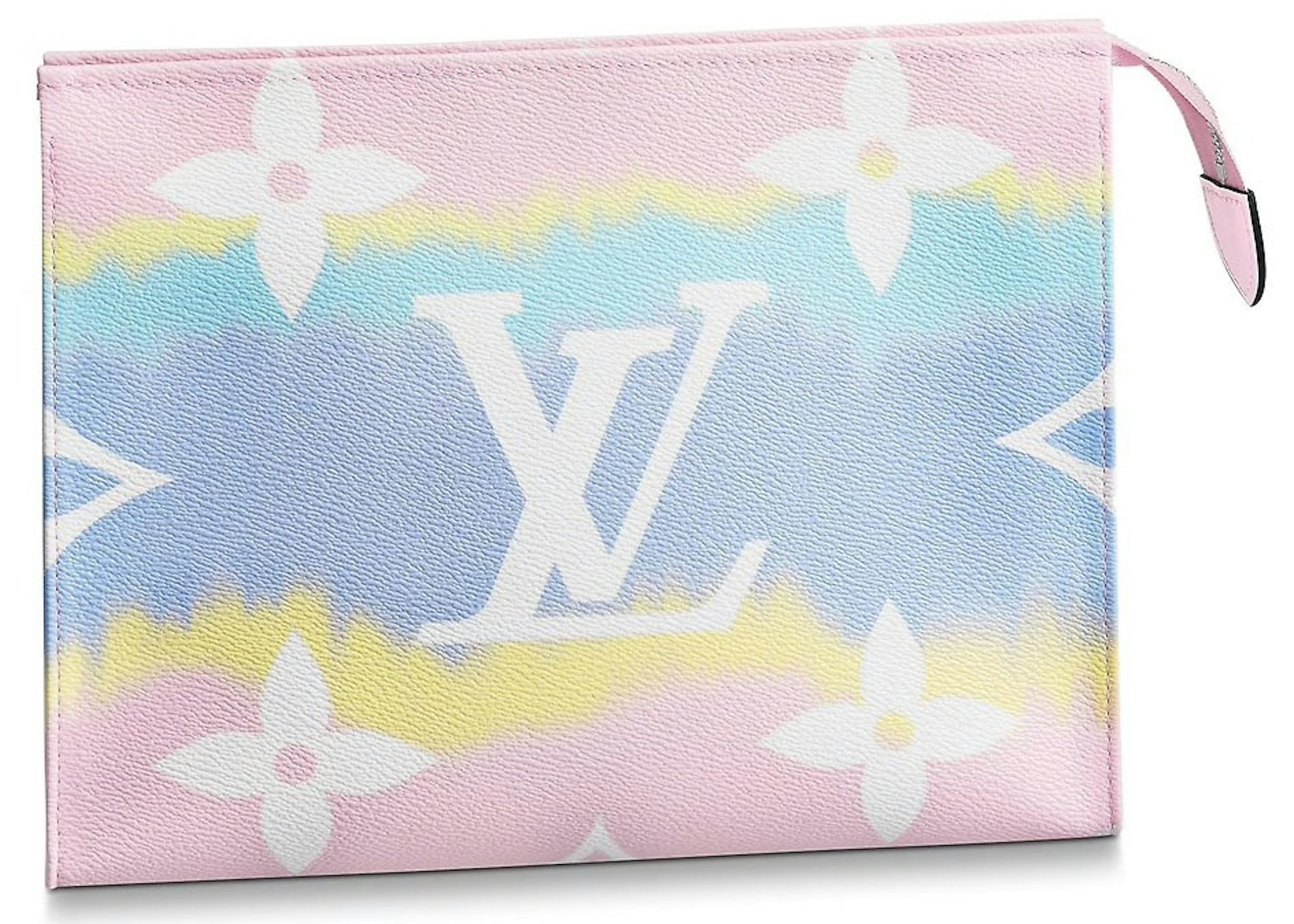 Louis Vuitton Toiletry Pouch 26 LV Escale Bleu in Coated Canvas/Cowhide  Leather with Silver-tone - US