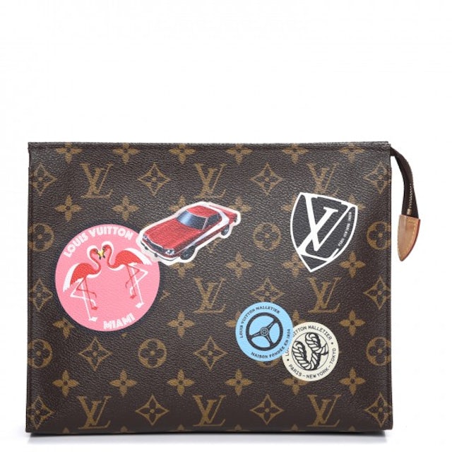 Louis Vuitton Toiletry World Tour Monogram 26 Brown in Canvas with