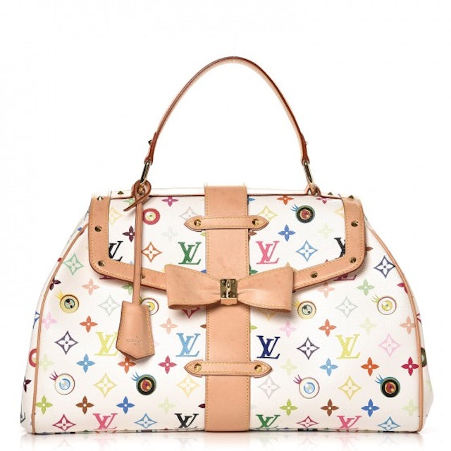 Louis Vuitton, Bags, Vintage Louis Vuitton White Multicolor Eye Love You