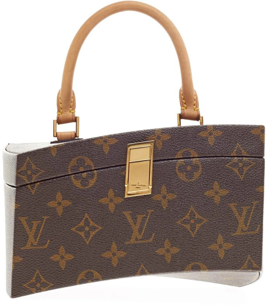 Louis Vuitton x Frank Gehry Iconoclast Twisted Box Monogram Brown in Canvas  with Gold-tone - US