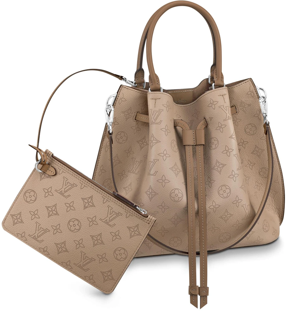 Louis Vuitton Top Handle Girolata Monogram Mahina With Accessories Magnolia  in Leather with Silver-tone - US