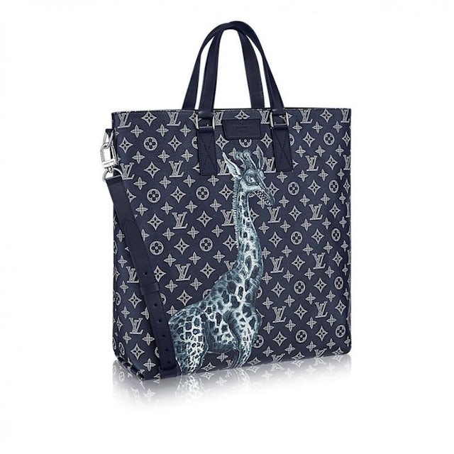 Louis Vuitton Tote Bag Savane Monogram Chapman Ink in Coated Canvas with  Silver-tone - GB