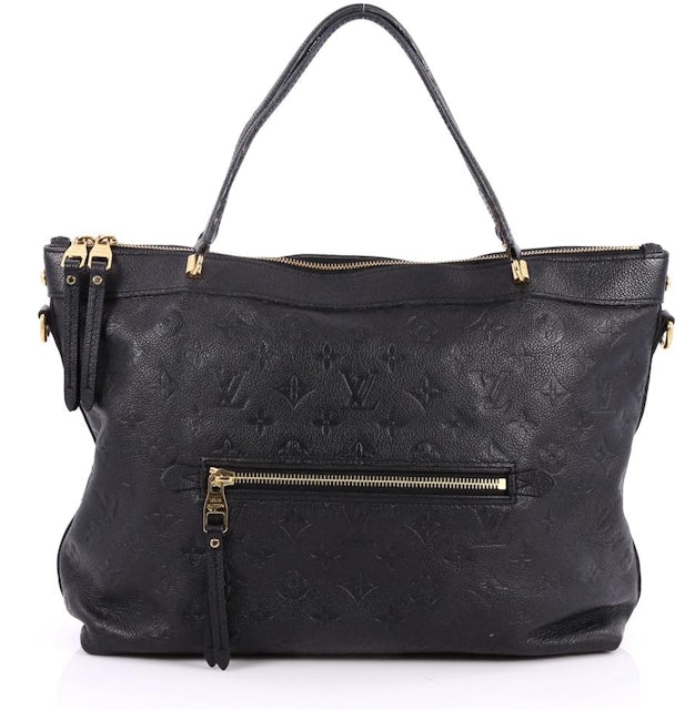 Louis Vuitton Monogram Empreinte Leather Noir Bastille MM Bag