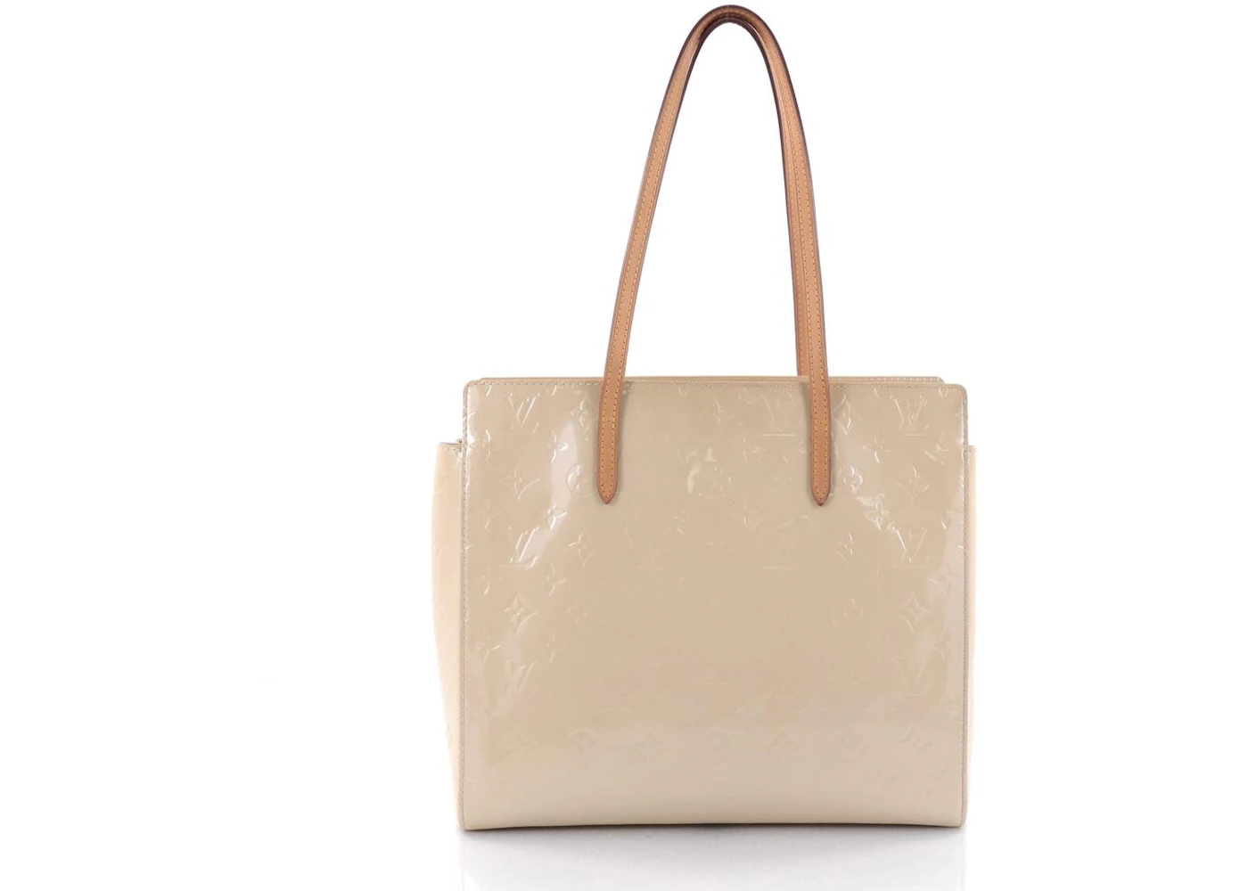 Louis Vuitton Tote Reade Monogram Vernis PM Cream in Leather with Gold-tone  - US