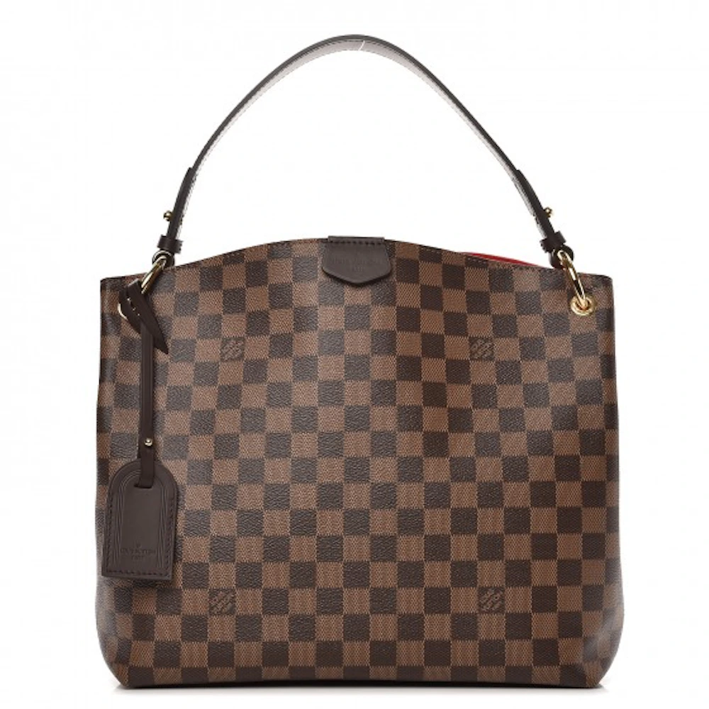 Louis Vuitton Tote Graceful Damier Ebene With Accessories PM Brown
