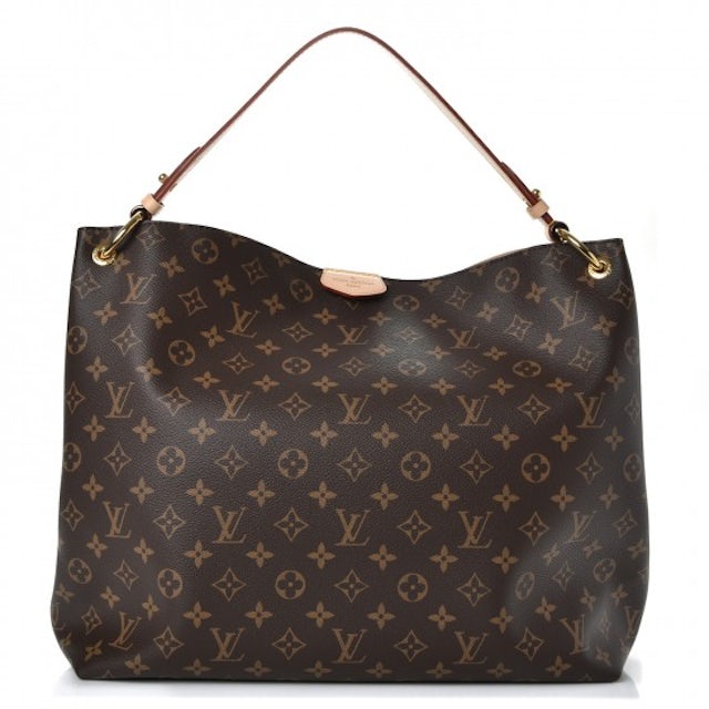 Louis Vuitton Tote Graceful Monogram MM Brown in Coated Canvas/Leather with  Brass - US