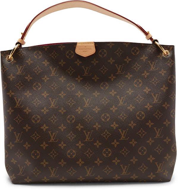 Louis Vuitton Tote Graceful Monogram MM Pivoine in Coated Canvas with Brass  - GB