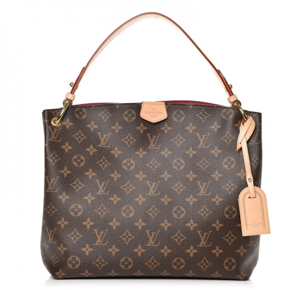 Louis Vuitton Tote Graceful Monogram MM Pivoine in Coated Canvas with Brass  - US