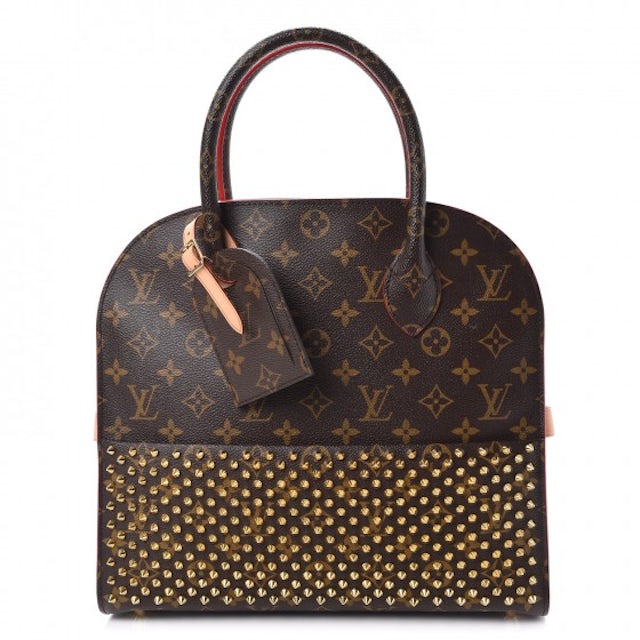 Louis Vuitton x Christian Louboutin Iconoclast Tote Monogram Brown/Red in  Calf Hair/Toile Canvas/Vachetta with Brass - US