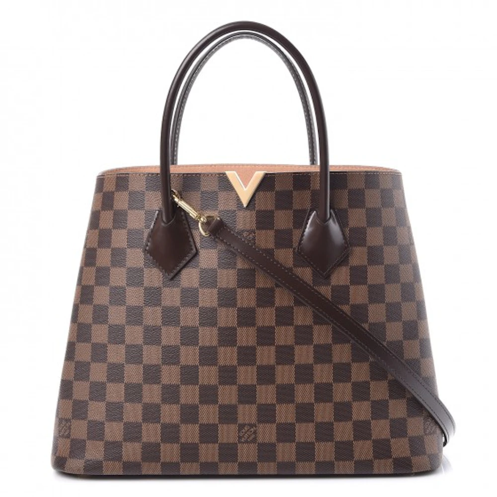 Louis Vuitton Tote Kensington Damier Ebene in Toile Canvas/Leather with  Brass - GB