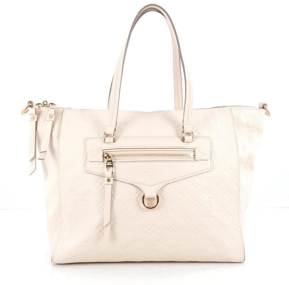 Louis Vuitton Tote Lumineuse Monogram Empreinte PM Off-White in Leather  with Gold-tone - US