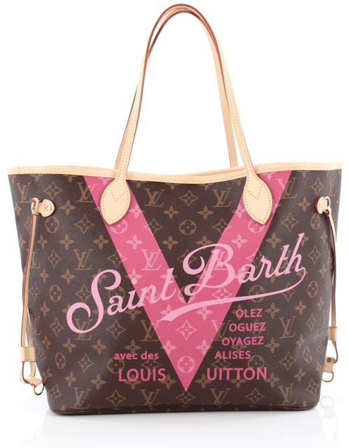 Louis Vuitton Neverfull Monogram Giant Jungle (Without Pouch) MM  Ivory/Havana Beige in Canvas with Gold-tone - US
