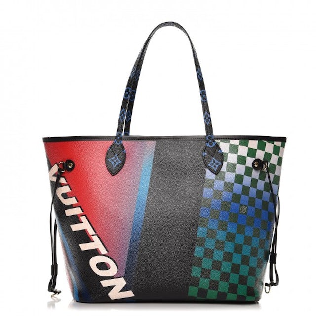Louis Vuitton Limited Edition Damier Canvas Neverfull MM Race