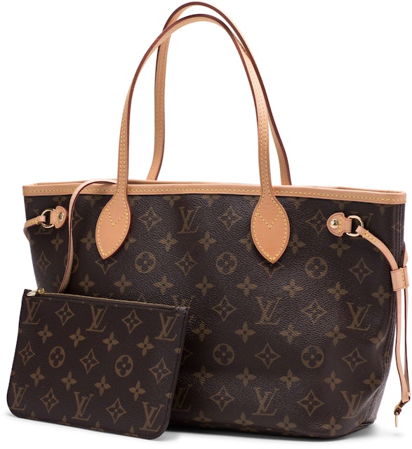 Louis Vuitton handbag Neverfull PM monogram with initials