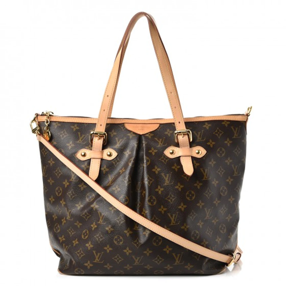 Louis Vuitton Tote Palermo Monogram GM Brown (With Strap) in