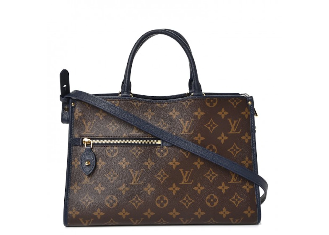 Louis Vuitton Tote Popincourt Monogram PM Marine in Coated Canvas/Leather  with Brass - US