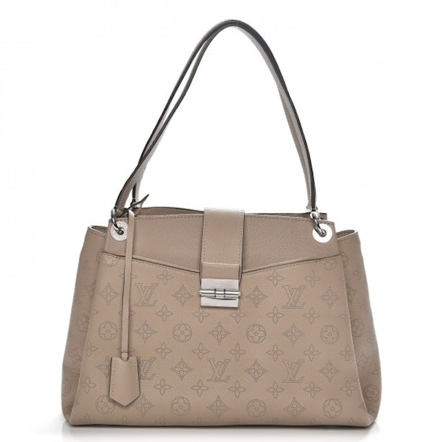 Louis Vuitton Tote Sevres Monogram Mahina Galet in Calfskin with