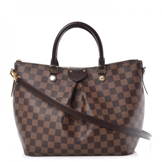 Louis Vuitton Siena Damier Ebene MM Brown in Canvas/Leather with ...