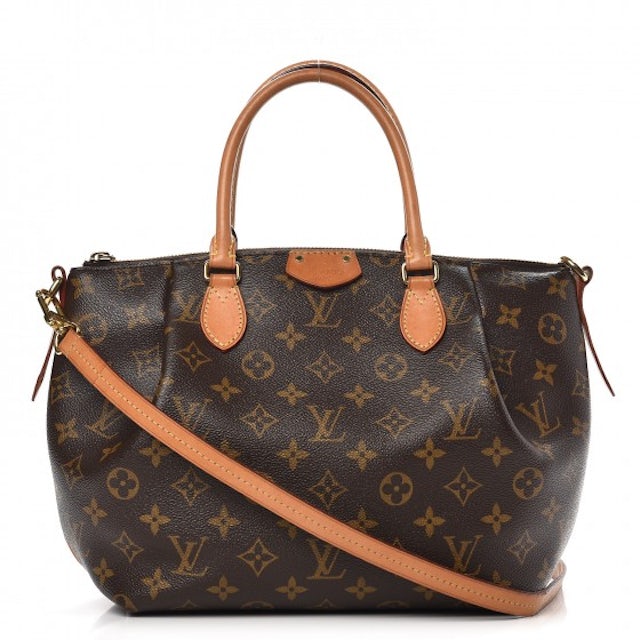Louis Vuitton Tote Turenne Monogram With Accessories PM Brown in