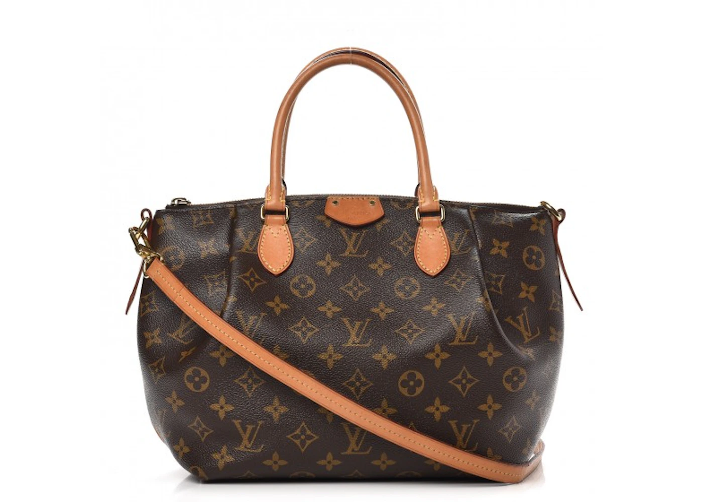 Louis Vuitton Tote Turenne Monogram With Accessories PM Brown in