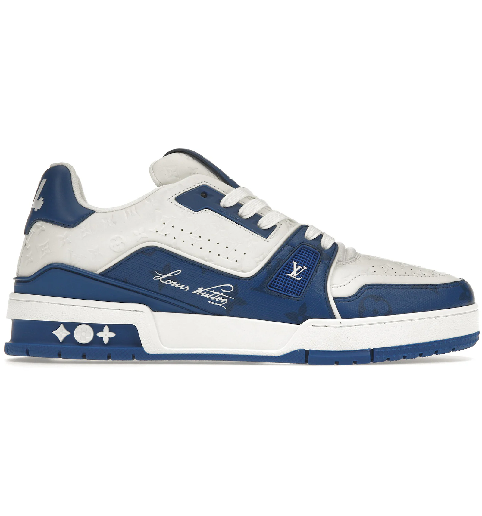 louis vuitton trainer blue