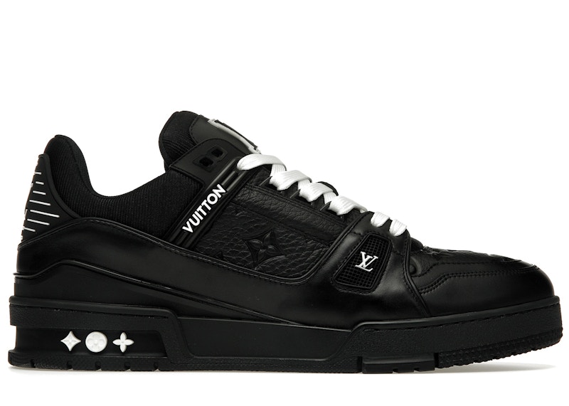 Louis Vuitton Trainer Black Embossed Monogram