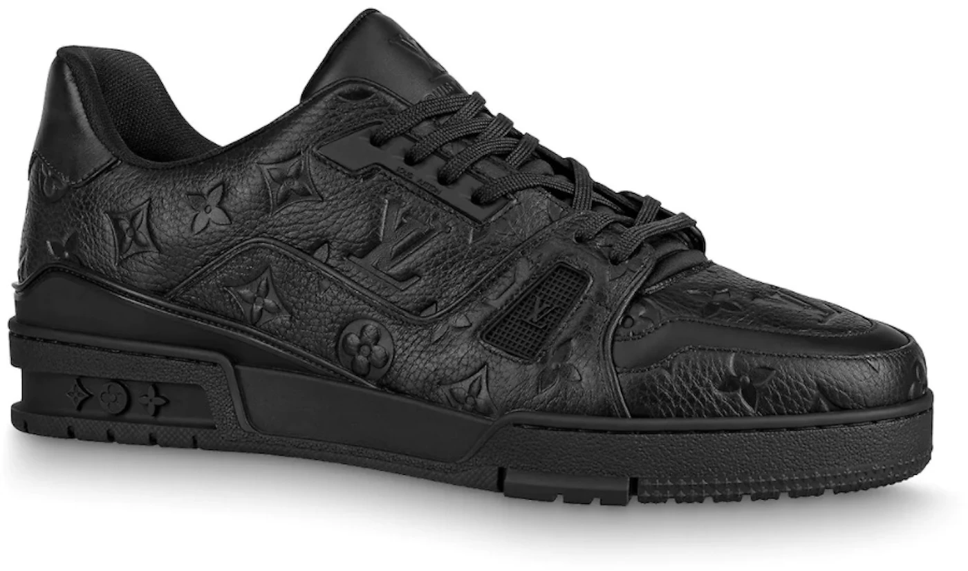 Louis Vuitton LV Trainer Sneaker BLACK. Size 07.0
