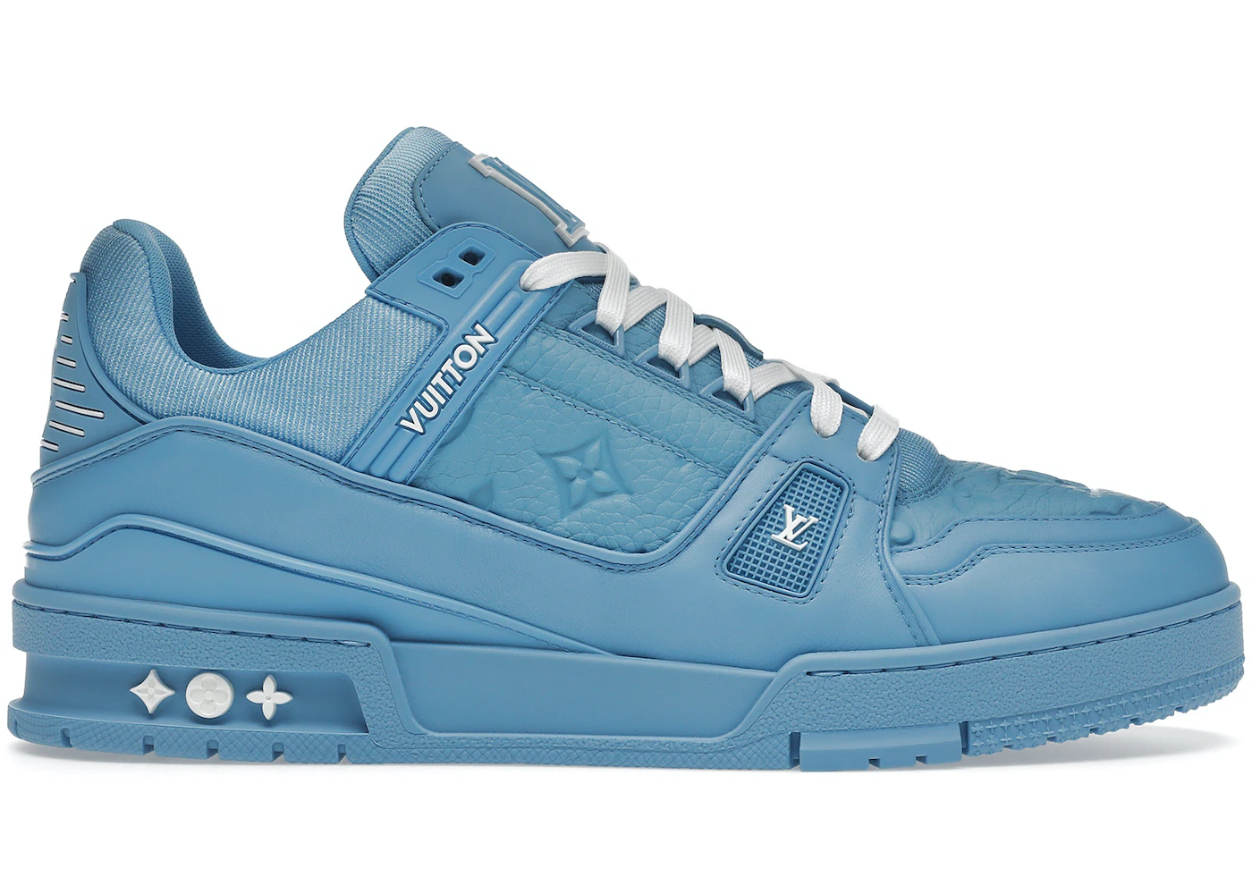 blue lv shoes