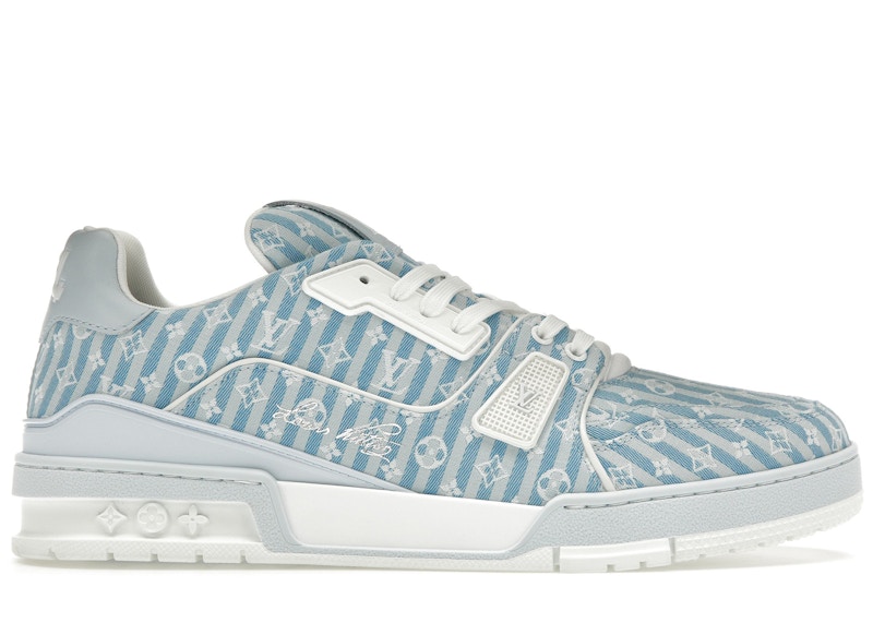 Louis Vuitton Trainer Blue Stripe Monogram Men's - 1ABG1L - US