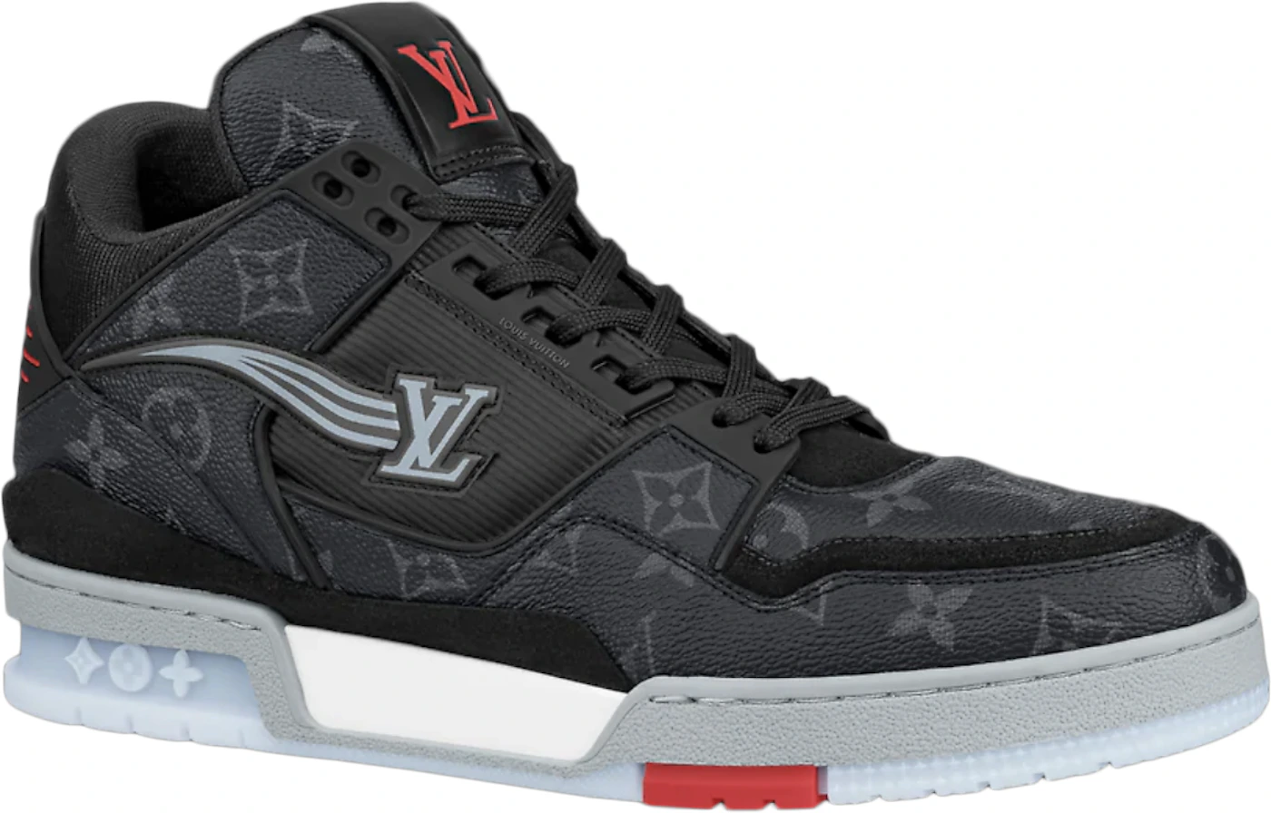 Louis Vuitton Trainer Sneakers (Black) – Luxxe
