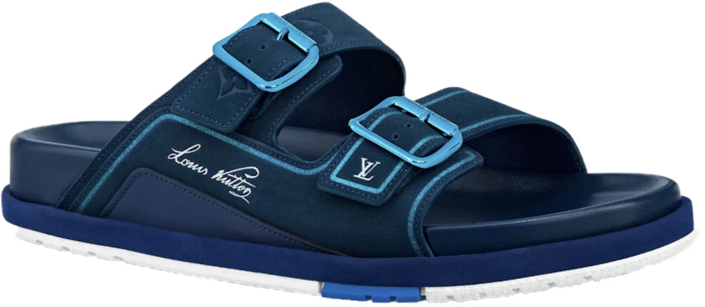 Louis Vuitton OG Air Trainer Mule Sandals by Virgil Abloh Black