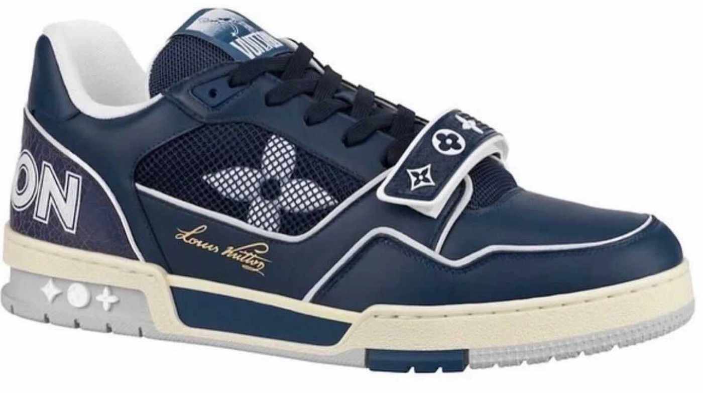 Louis Vuitton LV Trainer Sneaker Navy. Size 13.0