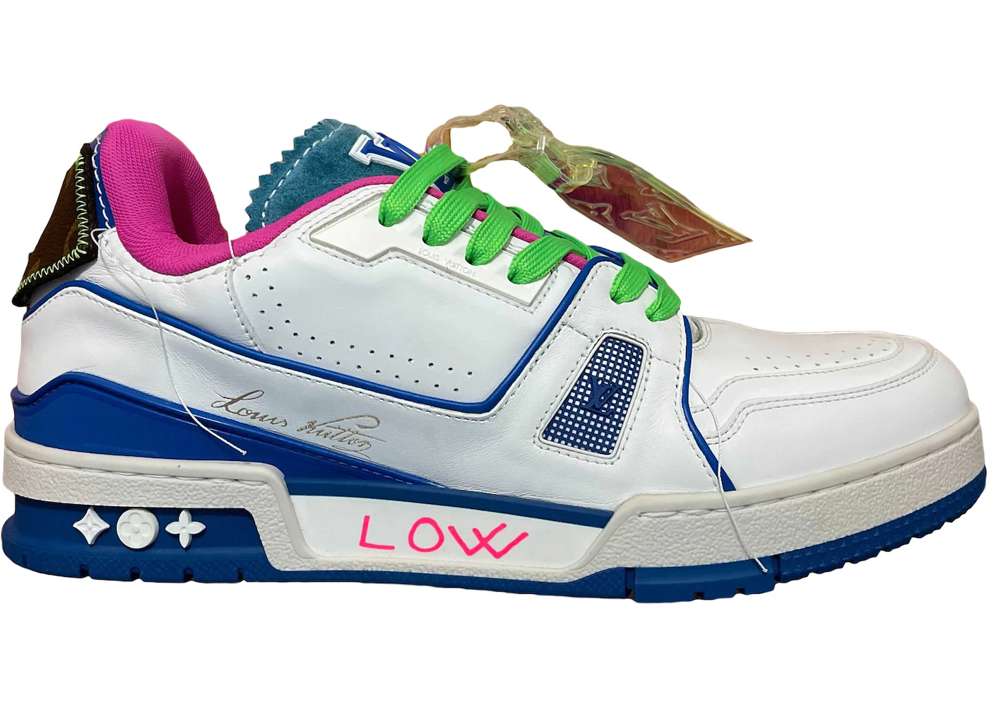 Louis Vuitton® LV Trainer Sneaker Blue. Size 09.0 in 2023