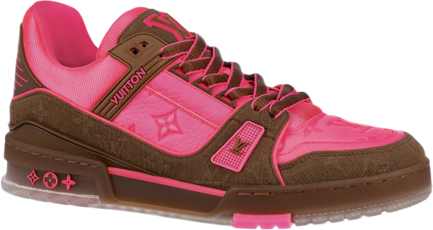 Louis Vuitton Trainer Pink Brown - Mens, Size 7