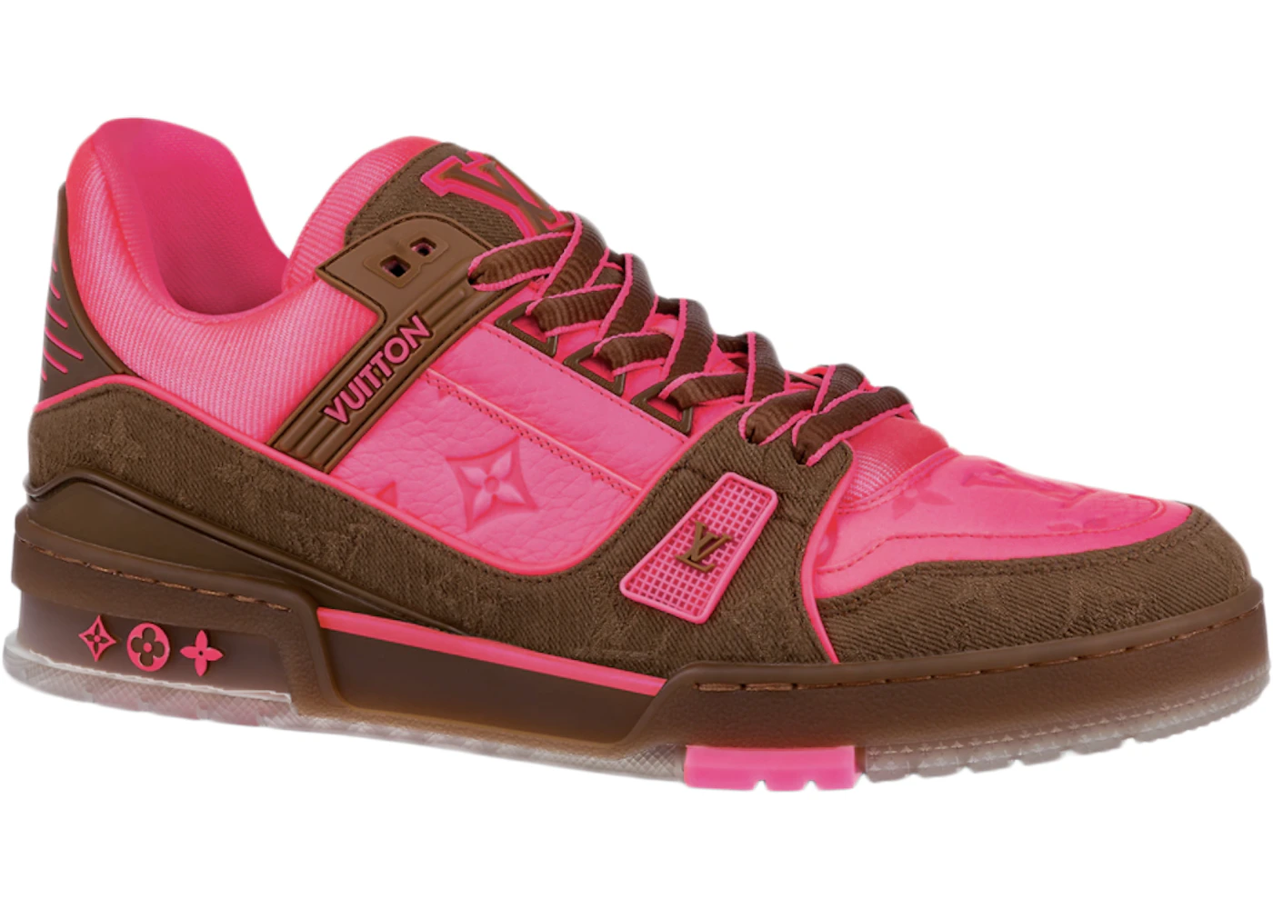 Pink louis vuitton sneakers hotsell